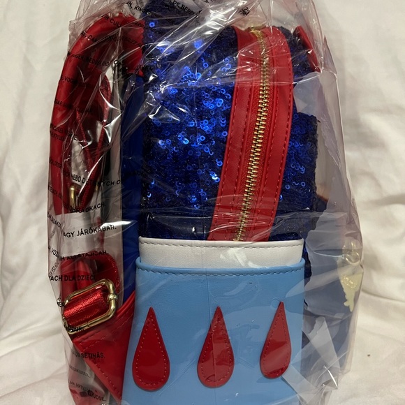 Loungefly Snow White Princess Sequin Series Mini Backpack & Wallet - Picture 3 of 6